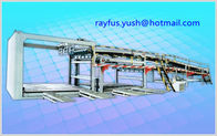 Linha de produção do cartão ondulado de 3 camadas/ponte aérea do transporte com suporte da sução do vácuo