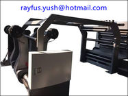 Rolo giratório do papel do empilhador de Sheeter à eficiência elevada dupla do rolo da máquina de corte da folha